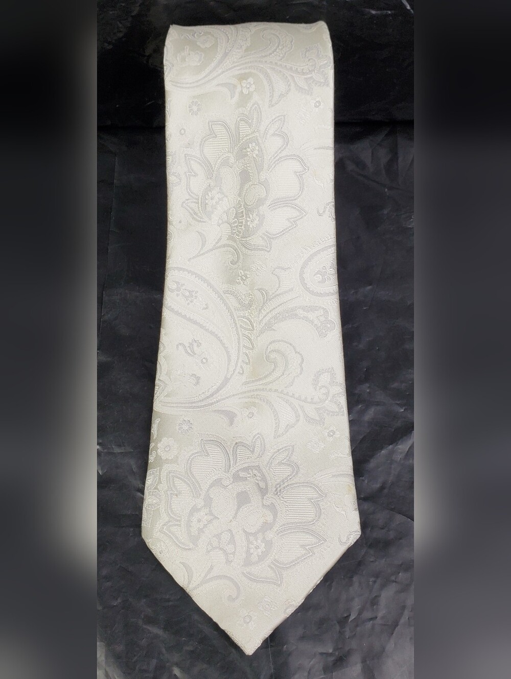 Donald J Trump Signature Collection Gold Bar Classic President Silk Tie - GUC